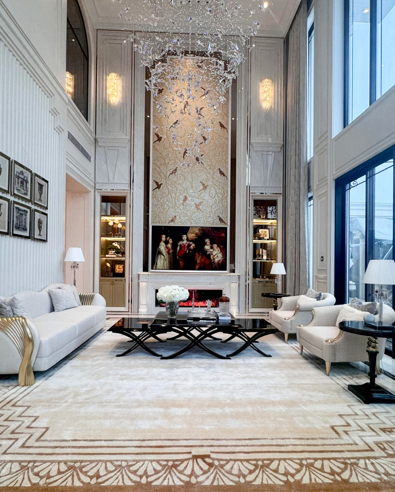 Dự án thiết kế phòng khách sang trọng