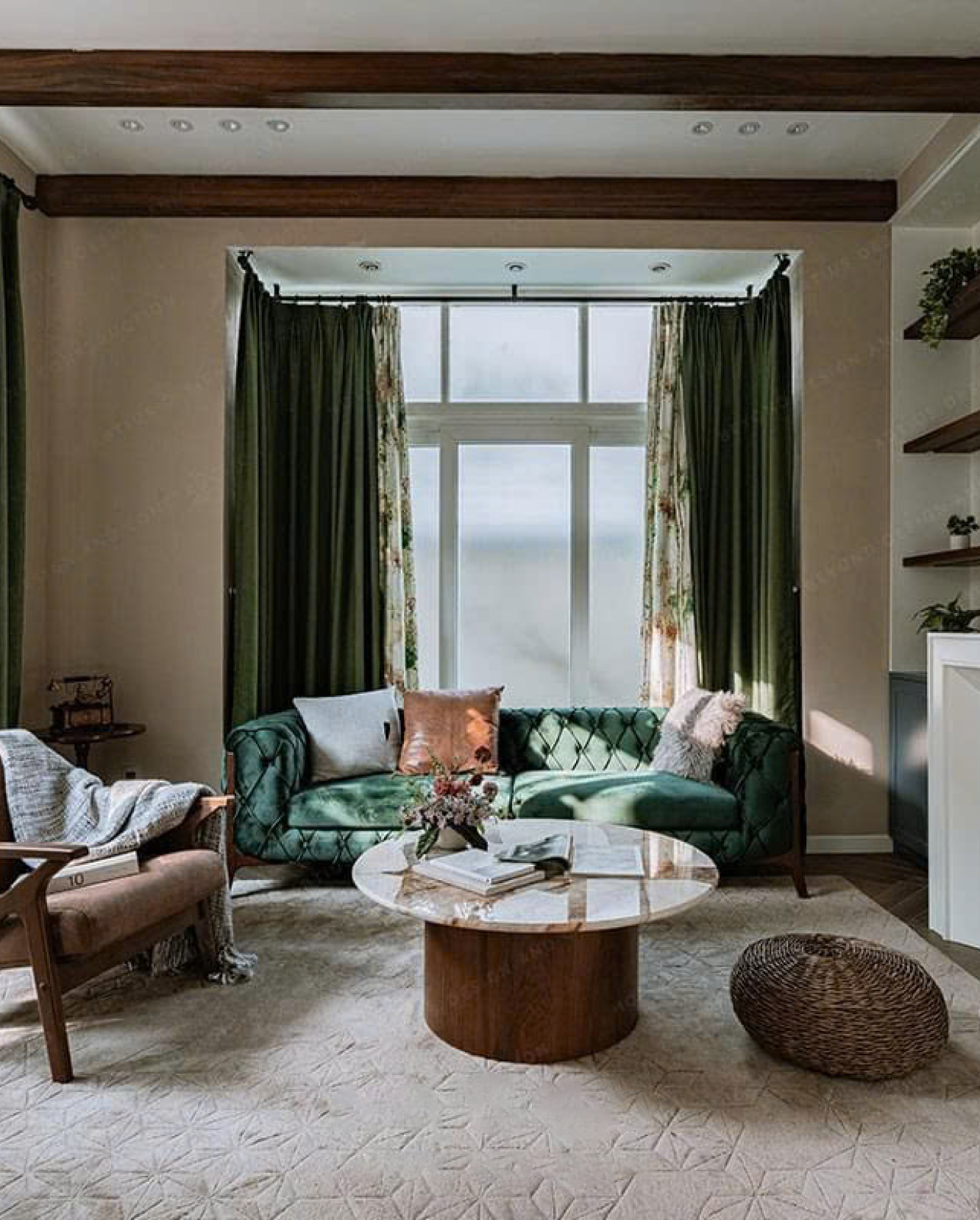 không gian phòng khách tinh tế